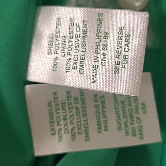 Lilly Pulitzer vibrant green high neck pearl embellished sleeveless shift dress - Picture 8 of 9